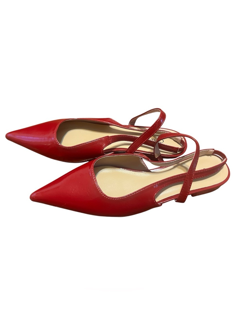 C PARAVANO Red
Pointed Slingback Flats Size 6.5
EU 36.5